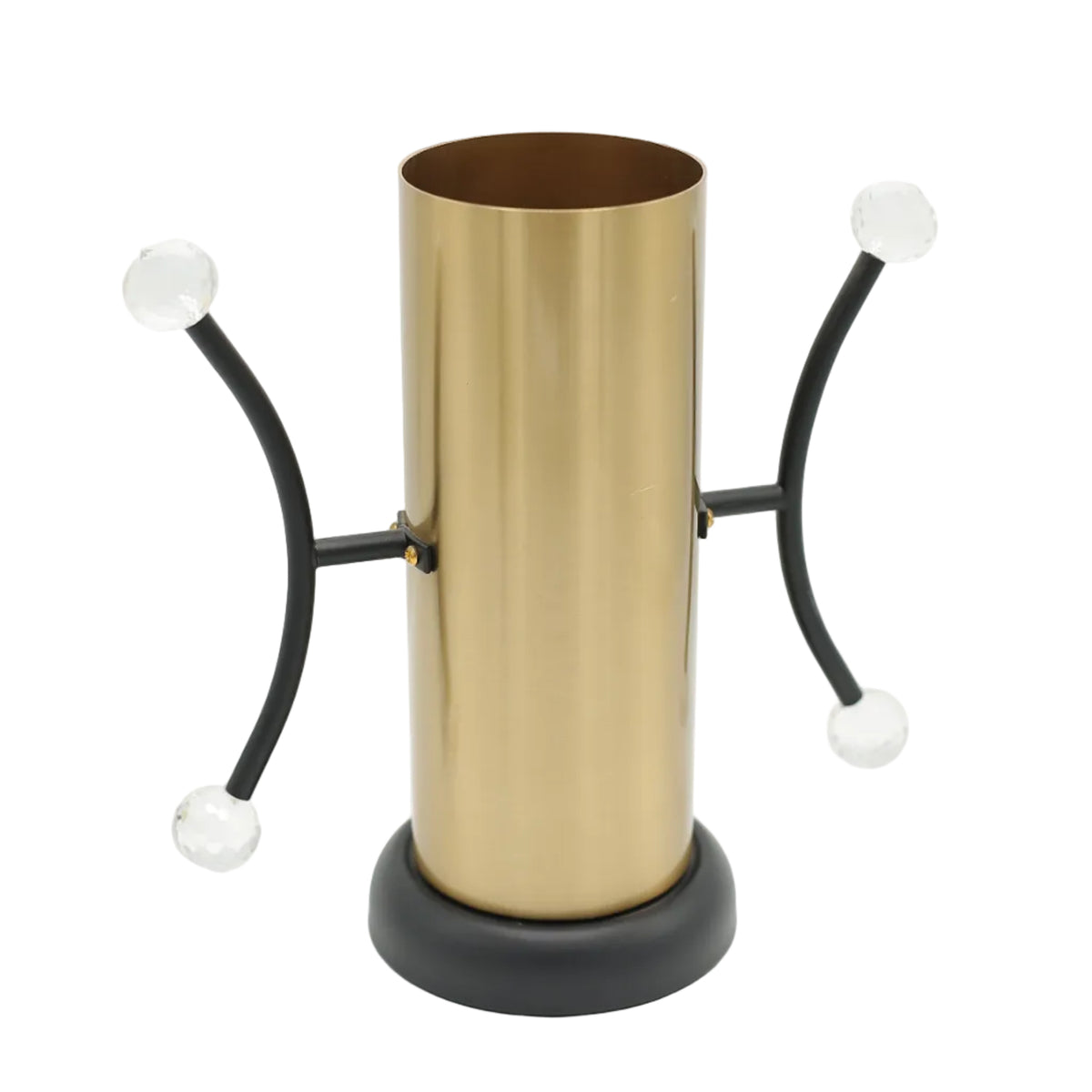 Decorative Cylindrical Metal Vase at Zubaidas Homestore Pakistan