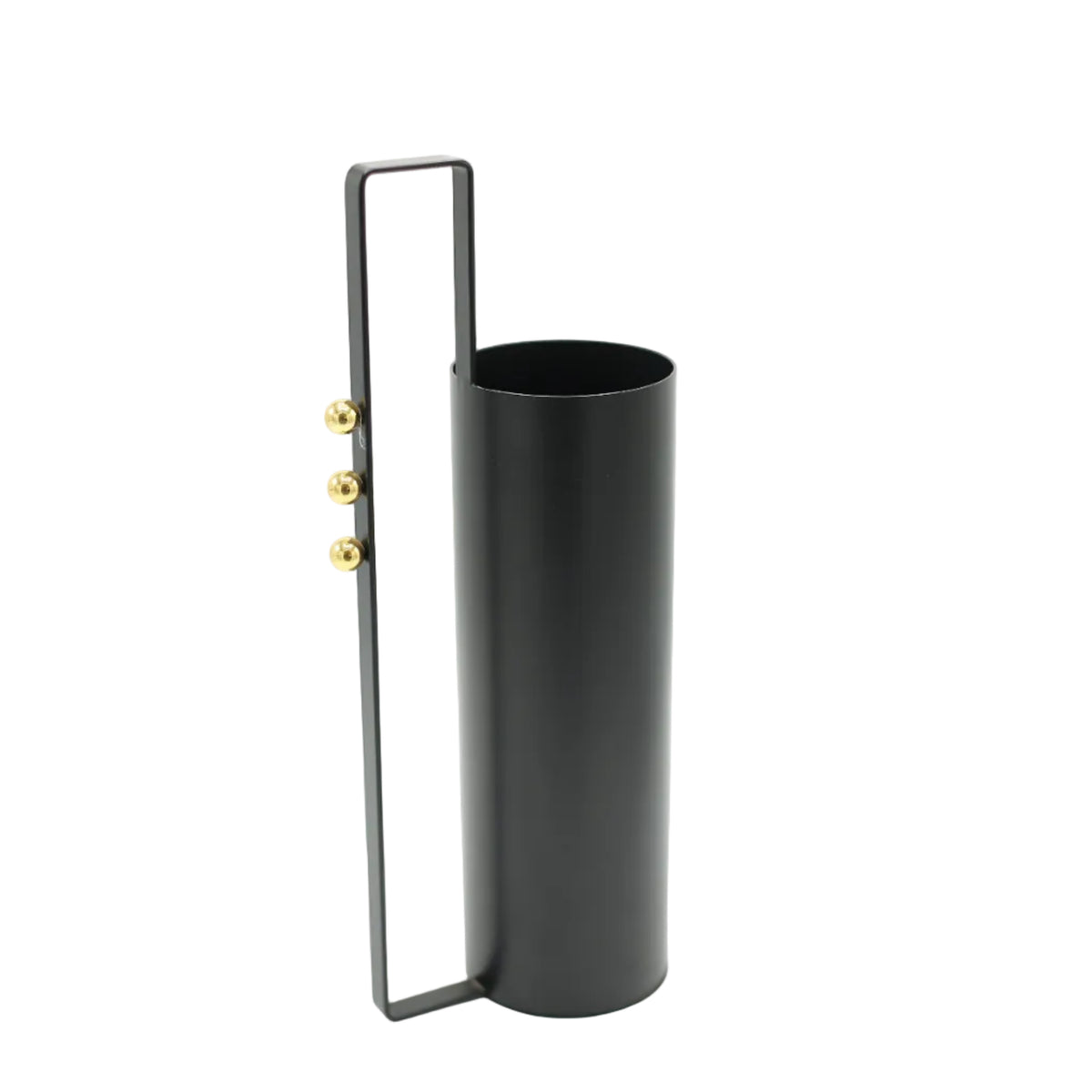 Decorative Cylindrical Vase Black at Zubaidas Homestore - The Largest Collection of Decor In Pakistan