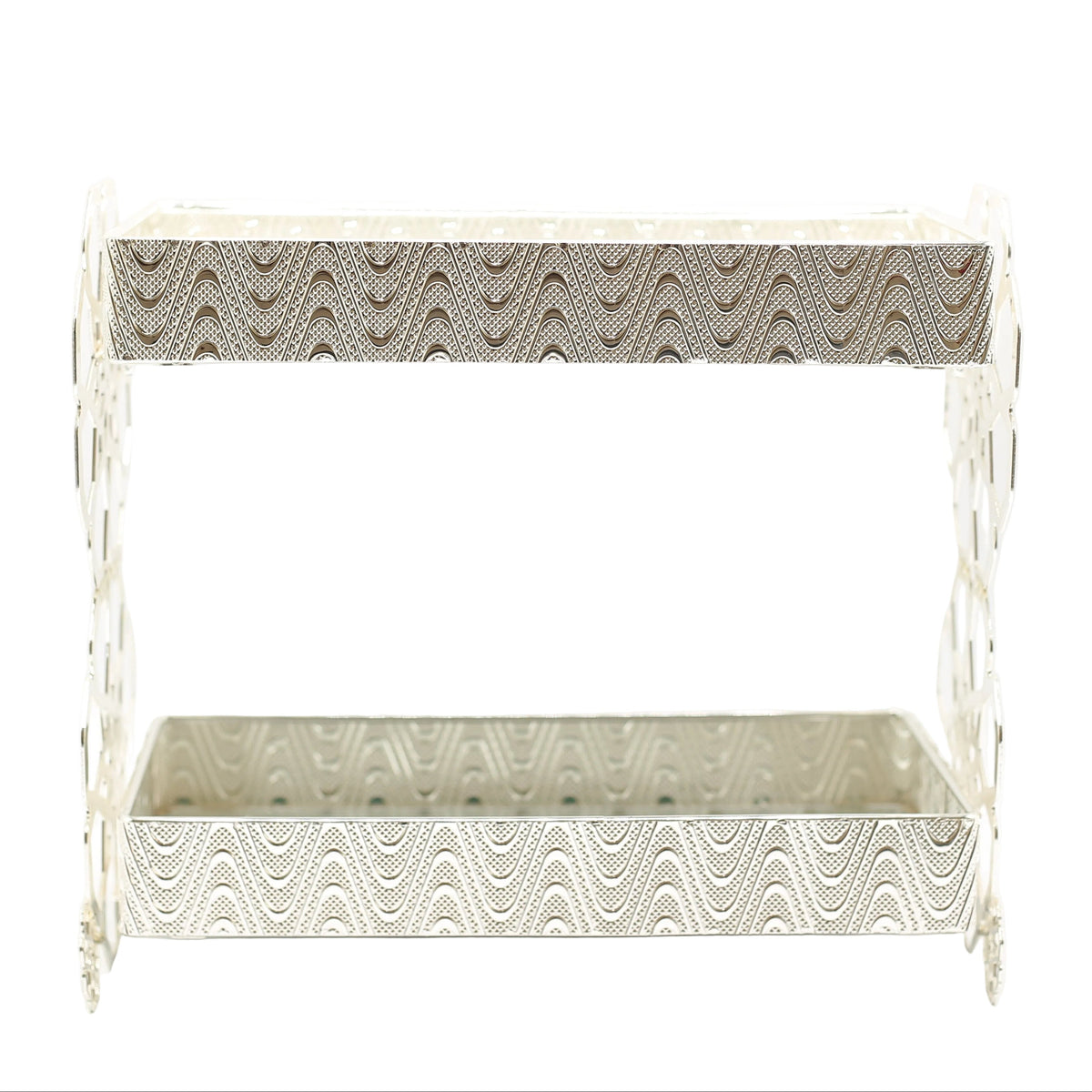 Decorative Dessert Serving Stand Silver at Zubaidas Homestore. Best Online Homestore in Pakistan