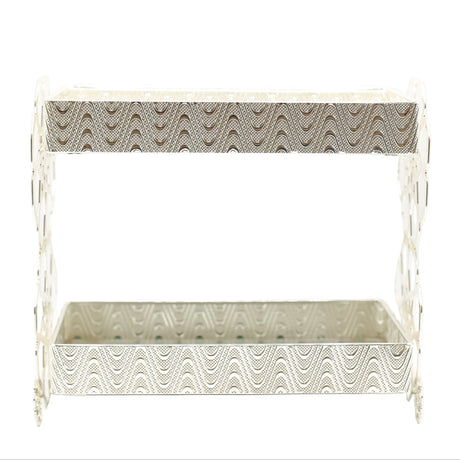 Decorative Dessert Serving Stand Silver at Zubaidas Homestore. Best Online Homestore in Pakistan