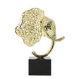 Decorative Elephant Head Sculpture Golden at Zubaidas Homestore Pakistan