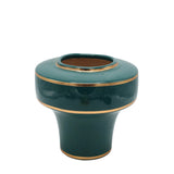 Decorative Jar Green with Golden Lid at Zubaidas Homestore - The Biggest Collection of Decorative Jar in Pakistan