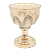 Royal Golden Pedestal Glass Decorative Bowl at Zubaidas Homestore Pakistan