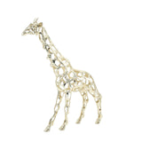 Decorative Metal Giraffe Sculpture Golden at Zubaidas Homestore Pakistan
