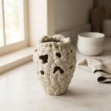 Decorative Stone Textured Ceramic Vase at Zubaidas Homestore 