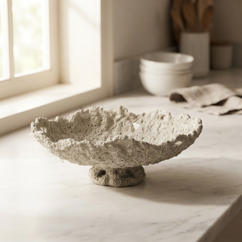 Decorative Stone Textured Decorative Bowl at Zubaidas Homestore
