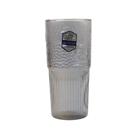 Delisoga Heat-Resistant Grey Tinted Glass Set 6pcs at Zubaidas Homestore Best for Home Shopping