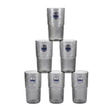 Delisoga Heat-Resistant Grey Tinted Glass Set 6pcs at Zubaidas Homestore