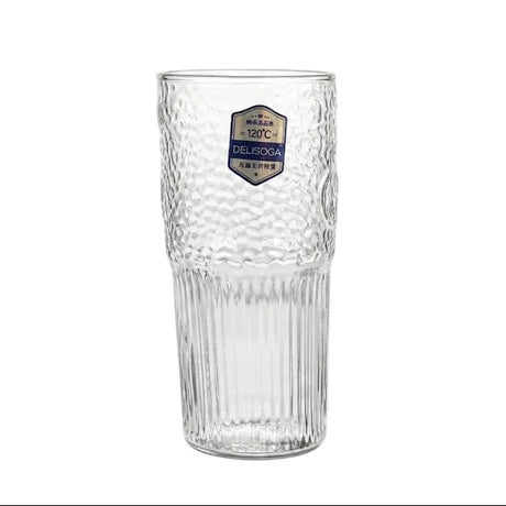 Delisoga Heat Resistant Textured Glass Set 6pcs at Zubaidas Homestore Best for home Shopping