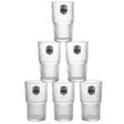 Delisoga Heat Resistant Textured Glass Set 6pcs at Zubaidas Homestore