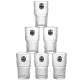 Delisoga Heat Resistant Textured Glass Set 6pcs at Zubaidas Homestore