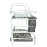 Dish Drying Rack 2 Tier Iron White 42cm at Zubaidas Homestore. Best Online Homestore in Pakistan
