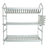 Dish Drying Rack 3 Tier with Cutlery Holder Aluminum at Zubaidas Homestore Pakistan