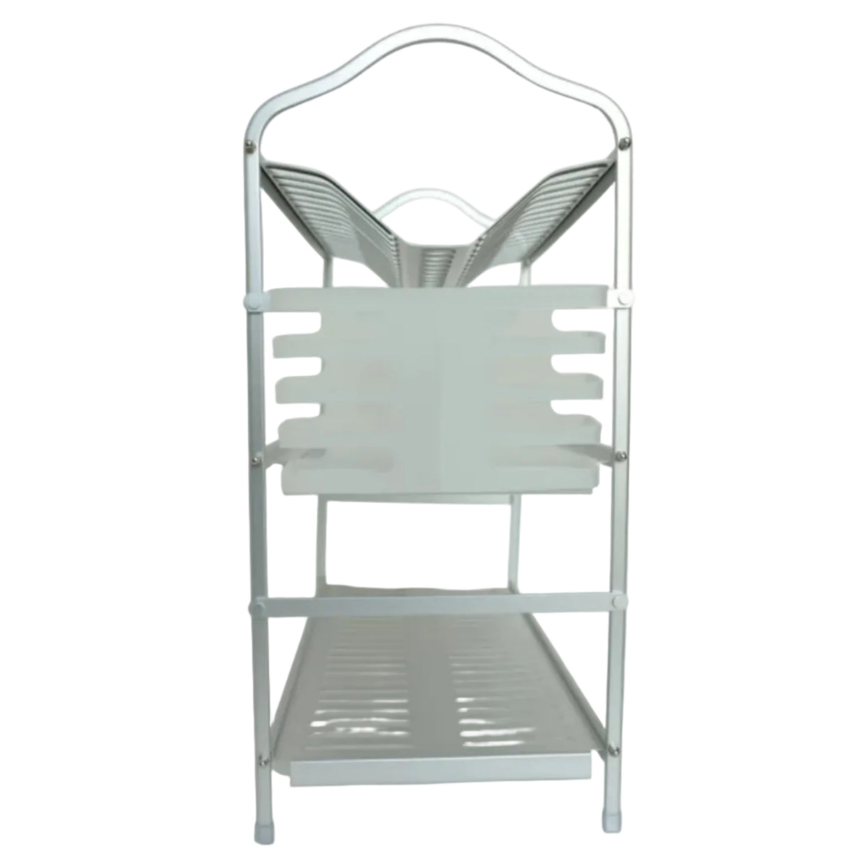 Dish Drying Rack 3 Tier with Cutlery Holder Aluminum at Zubaidas Homestore. Most Trusted Homestore in Pakistan