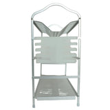 Dish Drying Rack 3 Tier with Cutlery Holder Aluminum at Zubaidas Homestore. Most Trusted Homestore in Pakistan