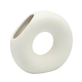 Donut Hollow Ceramic Decorative Vase at Zubaidas Homestore - House of Largest Collection Of Decor In Pakistan