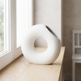 Donut Hollow Ceramic Decorative Vase at Zubaidas Homestore