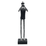 Ebonite Musician Sculpture Statue at Zubaidas Homestore Pakistan