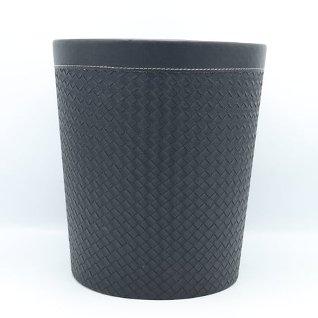 Elegance Faux Leather Dustbin Black at Zubaidas Homestore Pakistan