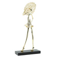 Elegance Lady Figurine Golden at Zubaidas Homestore - The Largest Collection of Decor In Pakistan