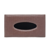 Elegant Crocodile Textured Leather Tissue Box Holder at Zubaidas Homestore. The Largest Home Shop in Pakistan