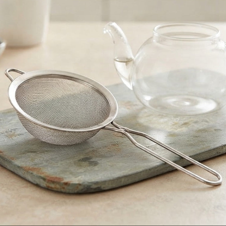 Elegant Stainless Steel Strainer 7cm at Zubaidas Homestore