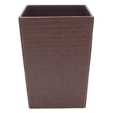 Faux Leather Crocodile Pattern Dust Bin at Zubaidas Homestore. House of The Biggest Collection of Waste Bins in Pakistan