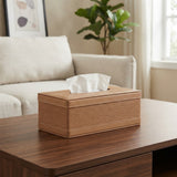 Faux Leather Rectangular Tissue Box Beige at Zubaidas Homestore