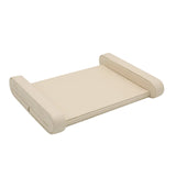 Faux Leather Serving Tray 2 Pieces Set Beige at Zubaidas Homestore. Most Trusted Homestore in Pakistan
