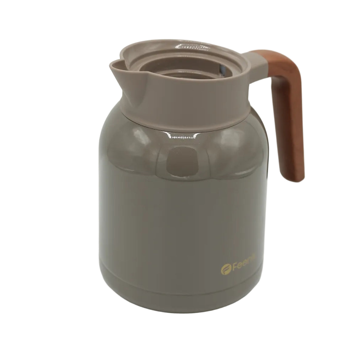 Feenik Insulated Thermos 1.5 liters with Wood Handle at Zubaidas Homestore. House of The Biggest Collection of Thermos in Pakistan