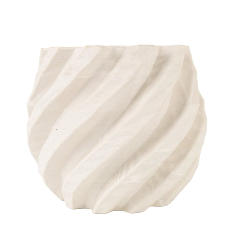 Ferm Living Moire Vase 3D Ribbed Ceramic Design at zubaidas Homestore