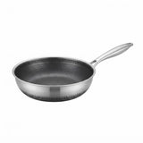 Flanek Stainless Steel Honeycomb Pattern Deep Fry Pan 26cm at Zubaidas Homestore. Most Trusted Homestore in Pakistan