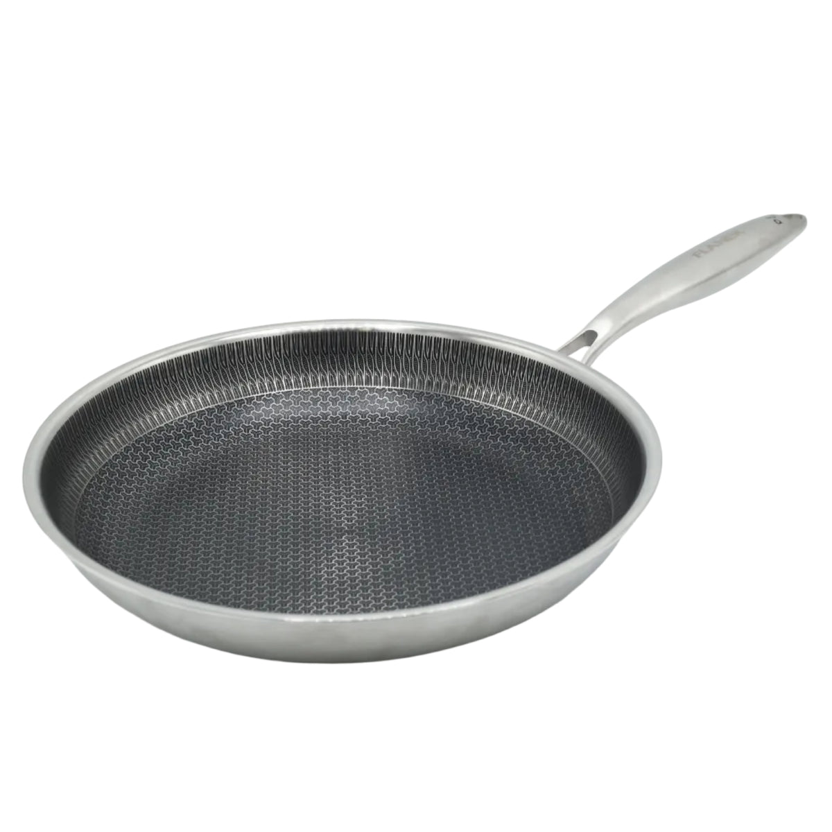 Flanek Stainless Steel Honeycomb Pattern Fry Pan 30cm at Zubaidas Homestore Pakistan