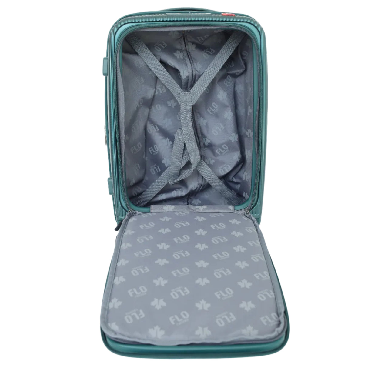 FLO Canada Hard Trolley Luggage Green 51 cm at Zubaidas Best Homestore in Pakistan
