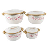 Floral Print Insulated 4 Pieces Hot Pot Set at Zubaidas Homestore