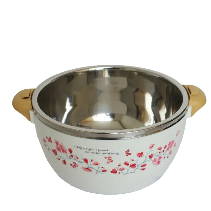 Floral Print Insulated 4 Pieces Hot Pot Set at Zubaidas Homestore