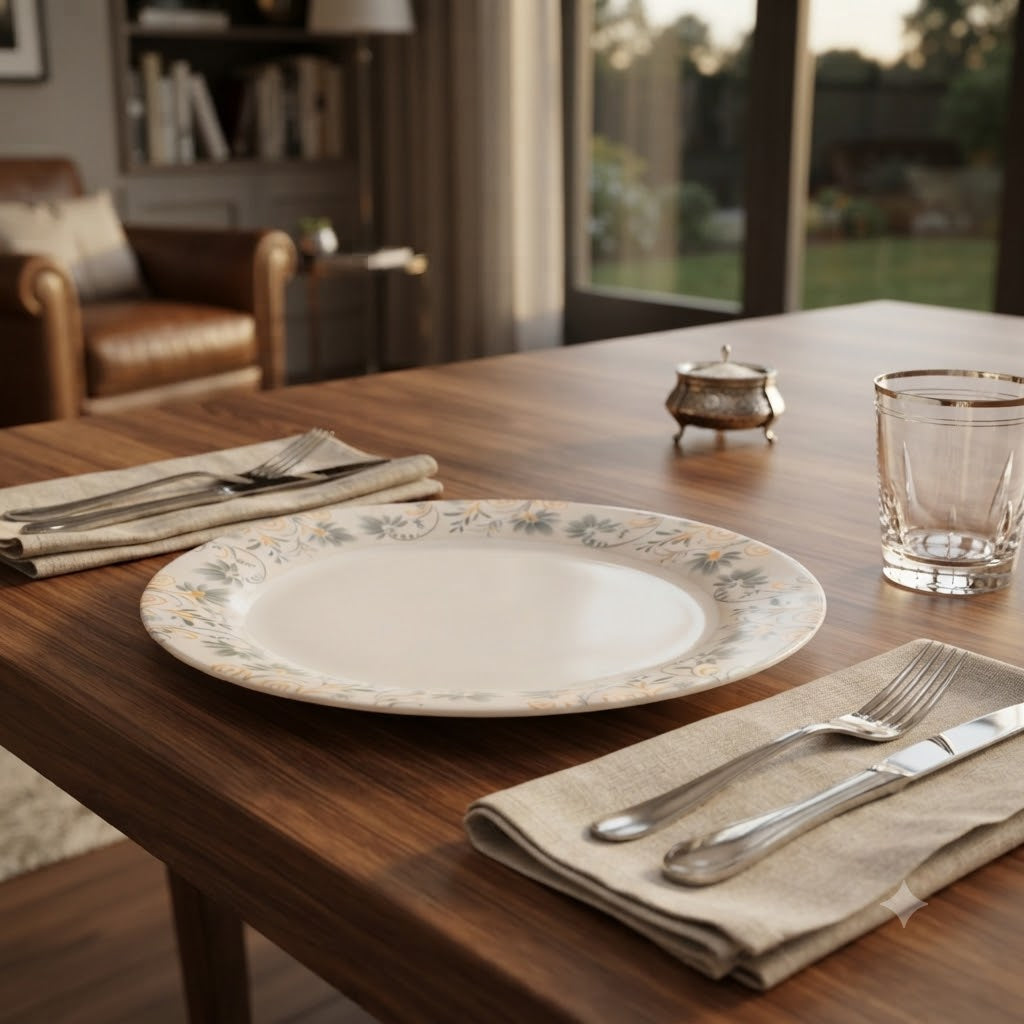 Melamine Print Dinner Plate at Zubaidas Homestore Pakistan