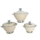 Forever Gold 3-Piece Elegant Beige Insulated Hot Pot Set Zubaidas No#1 Homestore in Pakistan
