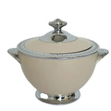 Forever Gold 3-Piece Elegant Beige Insulated Hot Pot Set Zubaidas Homestore Best for Home Shopping