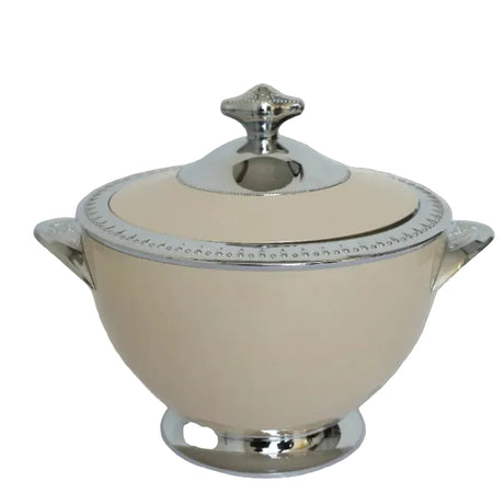Forever Gold 3-Piece Elegant Beige Insulated Hot Pot Set Zubaidas Homestore Best for Home Shopping