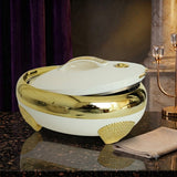 Forever Gold Insulated Hot Pot 6 Liters White and Gold at Zubaidas Homestore Pakistan