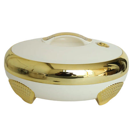 Forever Gold Insulated Hot Pot 6 Liters White and Gold at Zubaidas Homestore Best for Home Shopping