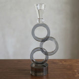 Geometric Crystal Ring Candlestick Holder at Zubaidas Homestore