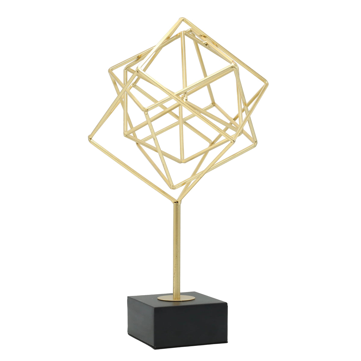 Geometric Cube Accent Sculpture at Zubaidas Homestore - The Largest Collection of Decor In Pakistan