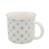 Geometric Pattern Ceramic Coffee Mug 420ml at Zubaidas Homestore Pakistan