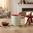 Geometric Pattern Porcelain Coffee Mug 500ml at Zubaidas Homestore 
