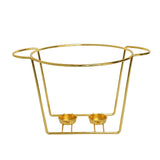 Deep Round Ceramic Casserole With Gold Stand 3.5LTR at Zubaidas Homestore Online Pakistan