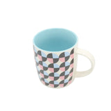Geometric Print Ceramic Coffee Mug 370ml at Zubaidas Homestore Pakistan