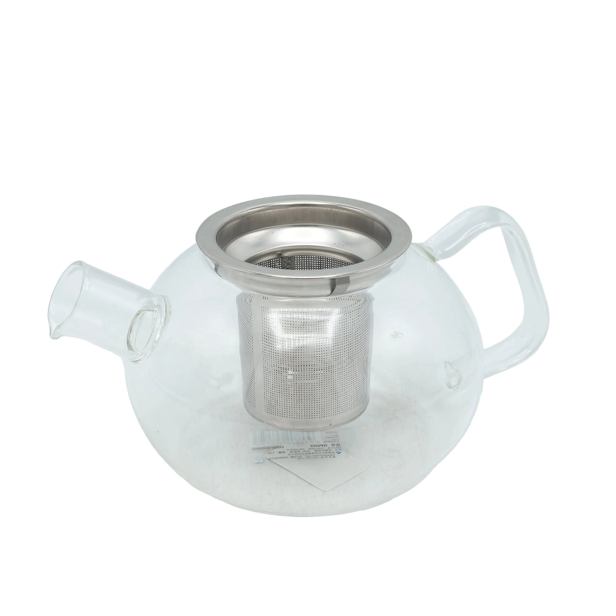 Glass Teapot and Stainless Steel Infuser 800ml at Zubaidas Homestore - The Largest Collection of Teapots In Pakistan