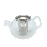 Glass Teapot and Stainless Steel Infuser 800ml at Zubaidas Homestore - The Largest Collection of Teapots In Pakistan